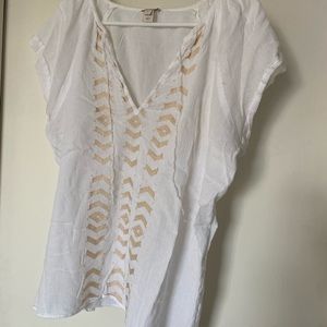 Embroidered JCrew Top